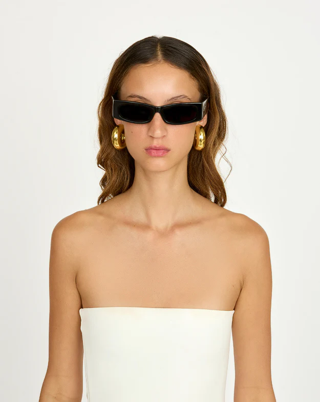 Jumbo Devon Hoop Earrings - Image 3