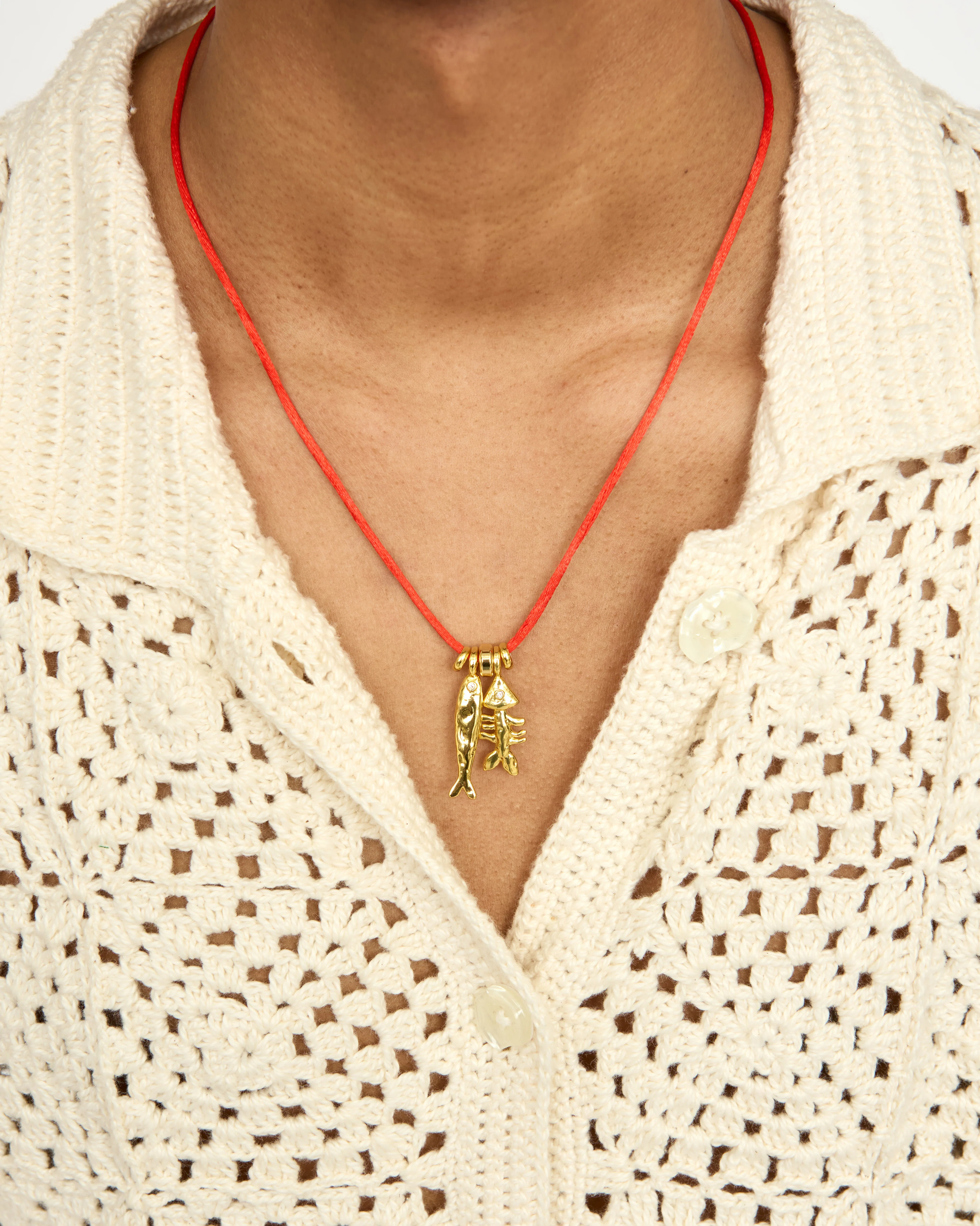 Sardine and Fishbone Necklace - Image 3